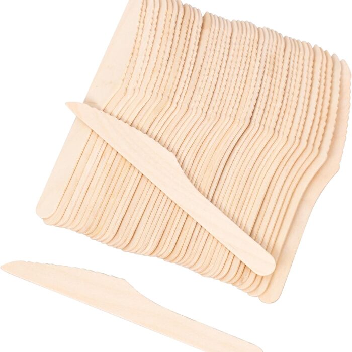14cm Wooden Knives  (Pack of 100)